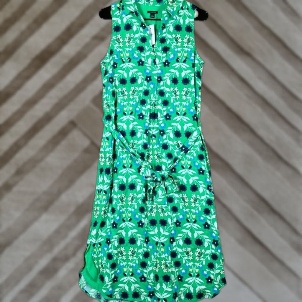 drop waist green dress L) 90s/Y2K Slinky Green Drop Waist Midi Dress – The Clothing Warehouse main image 0