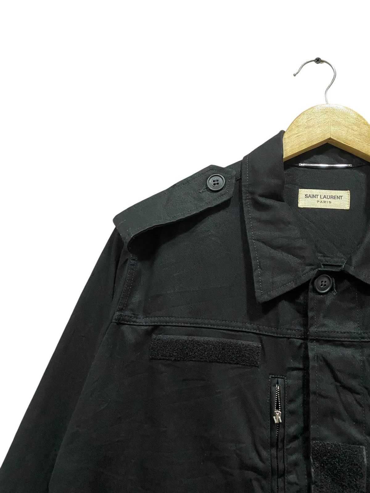 Saint Laurent Paris Saint Laurent Utility / Military Field Jacket Made in Italy Size US L / EU 52-54 / 3 - 8 Thumbnail