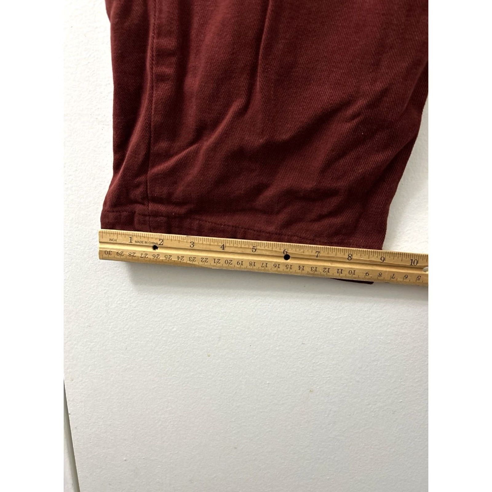 Brooks Brothers Brooks Brothers Hudson Pants Mens 38x32 Red Straight Leg Trousers Dress Pants Casual Business Cotton Blend Zipper Button 5-Pocket Size US 38 / EU 54 - 6 Thumbnail