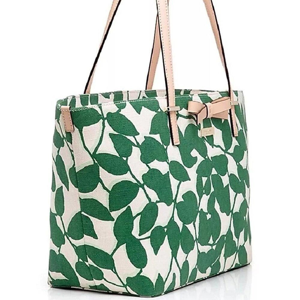 Designer Kate Spade South Poplar Street Francis Leaves Tote - NWOT Size ONE SIZE - 3 Thumbnail