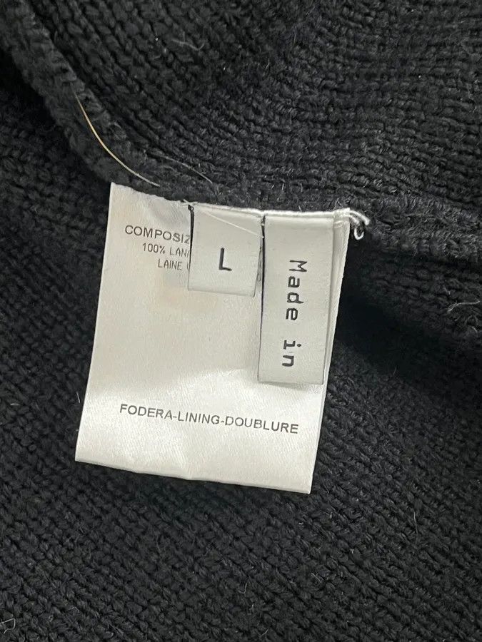 Balenciaga AW2007 Balenciaga Officier Black Cardigan by Nicolas Ghesquière Size US L / EU 52-54 / 3 - 11 Thumbnail