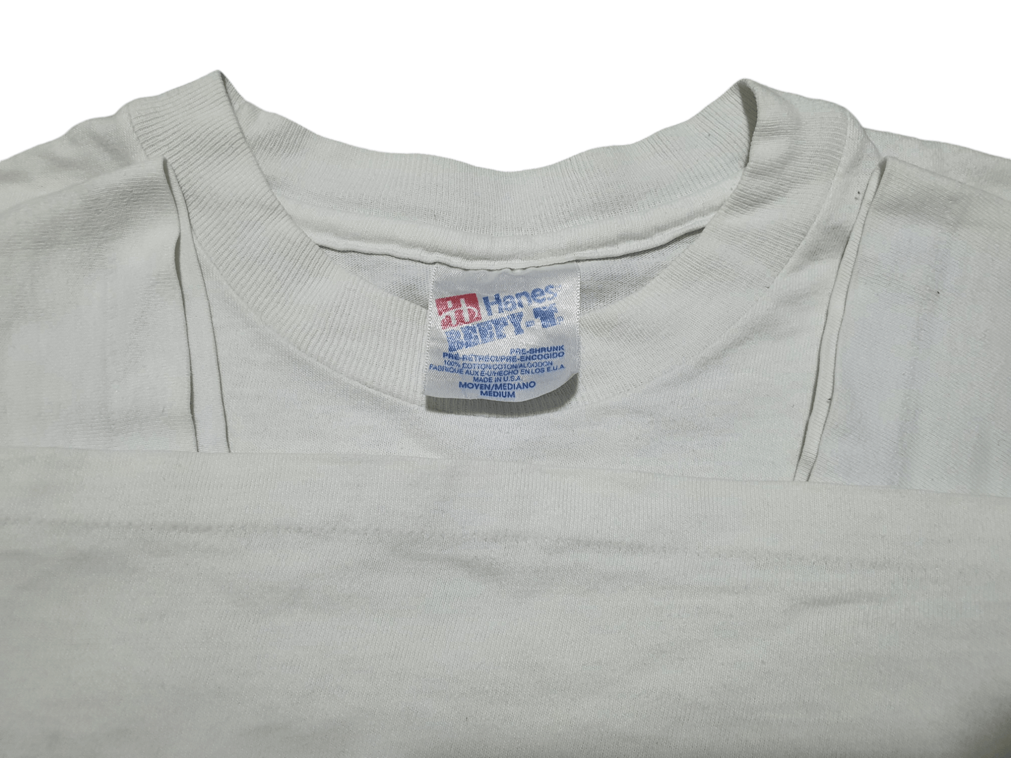 Hanes × Vintage VINTAGE HABITAT HANES BEEFY-T 20/28.5 T-SHIRT Size US M / EU 48-50 / 2 - 3 Thumbnail
