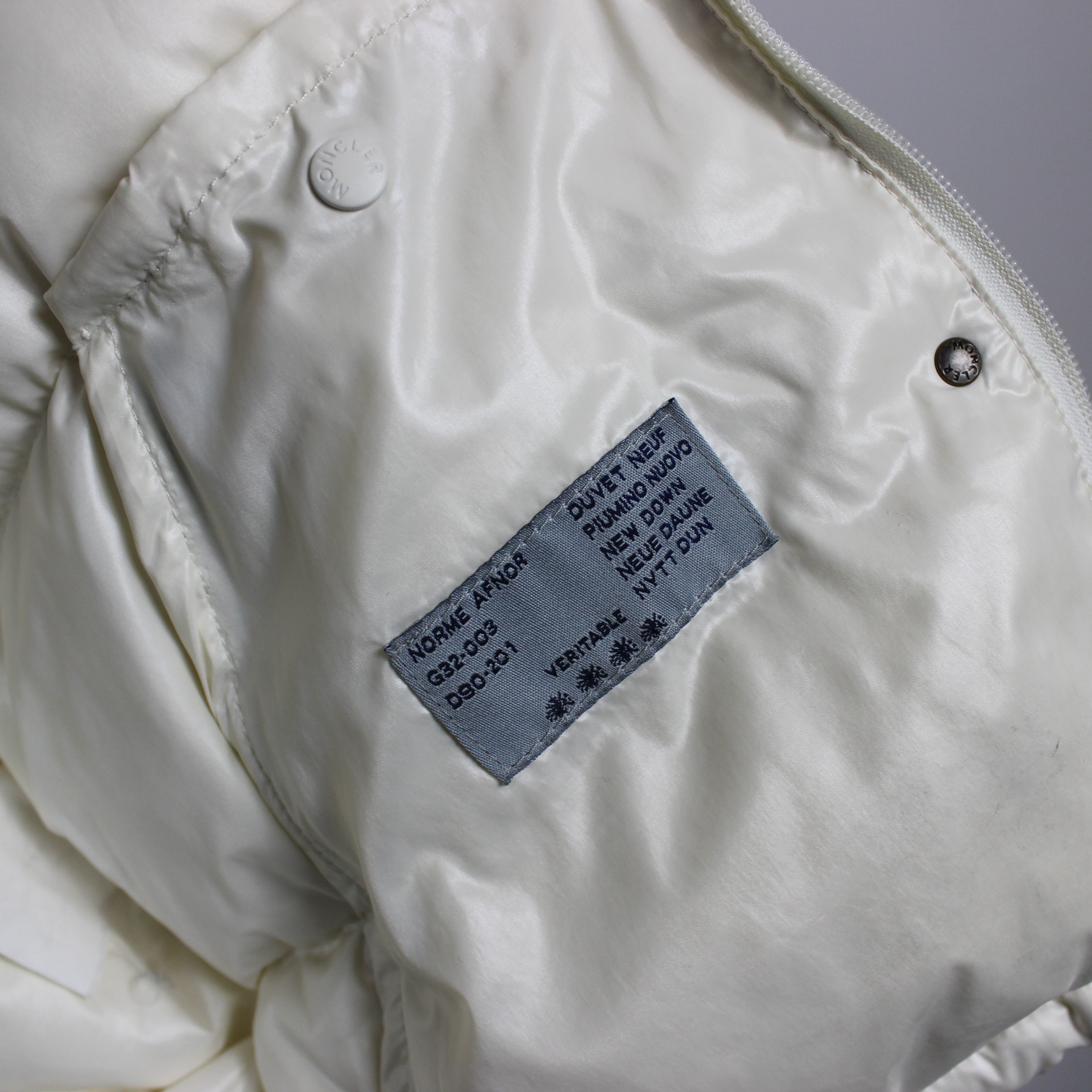 Moncler Moncler Grenoble jacket vintage down women XS 0 cream white Size XS / US 0-2 / IT 36-38 - 9 Thumbnail