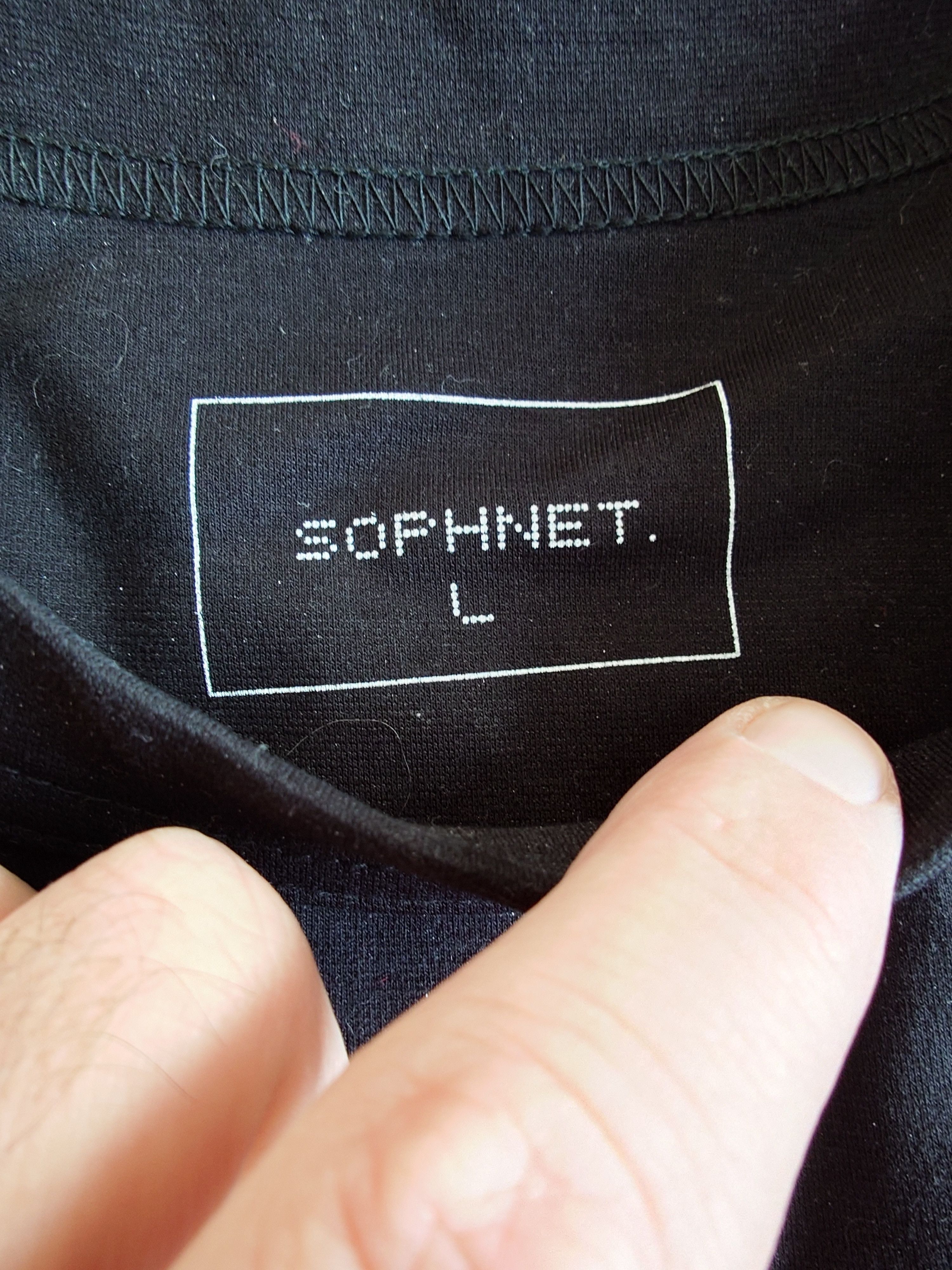 Sophnet. SOPHNET LS Black patch pocket - new with tags Size US L / EU 52-54 / 3 - 9 Thumbnail