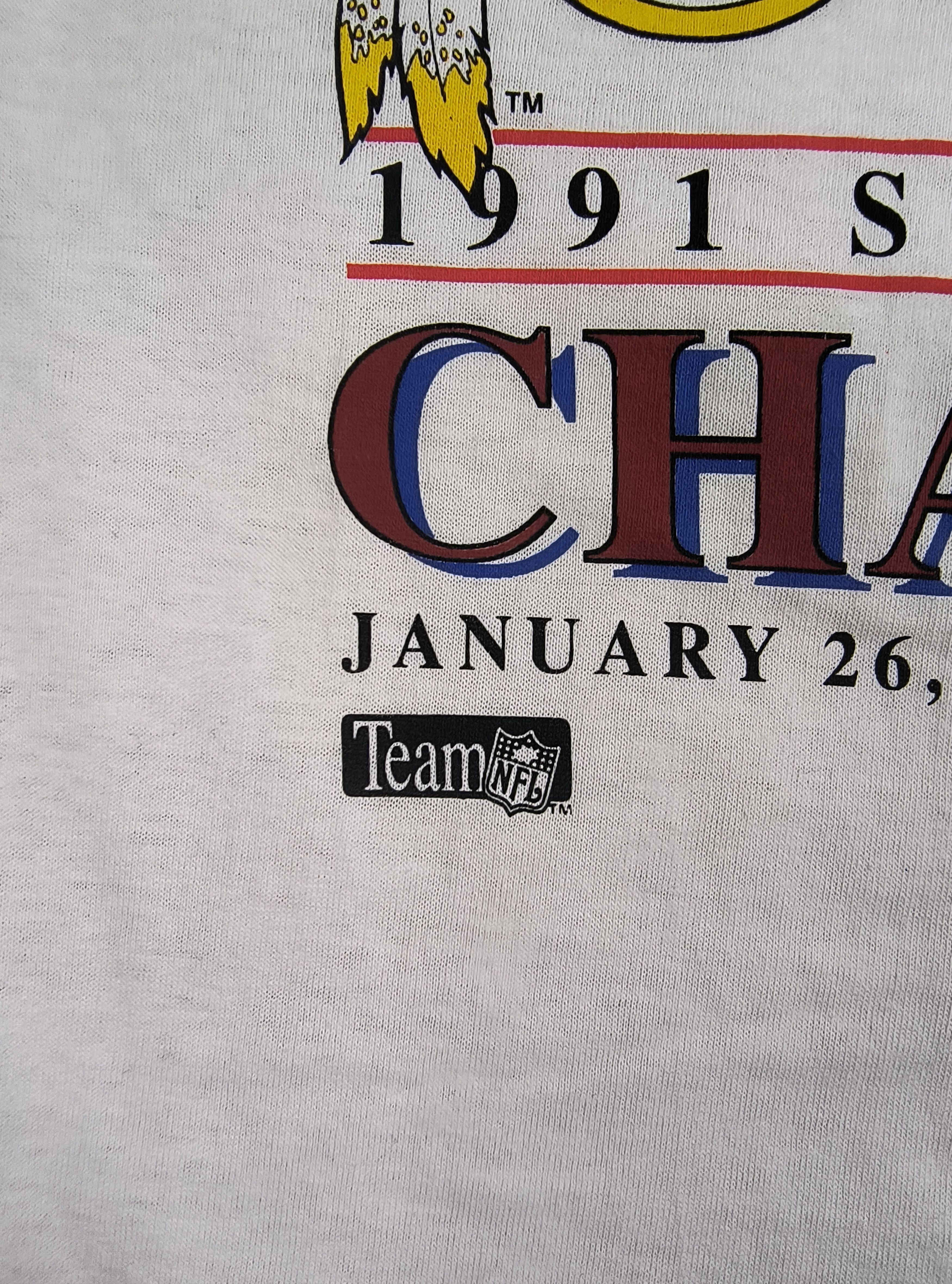 NFL Vintage NFL Washington Redskins SB XXVI champions 1992 tee Size US M / EU 48-50 / 2 - 4 Thumbnail