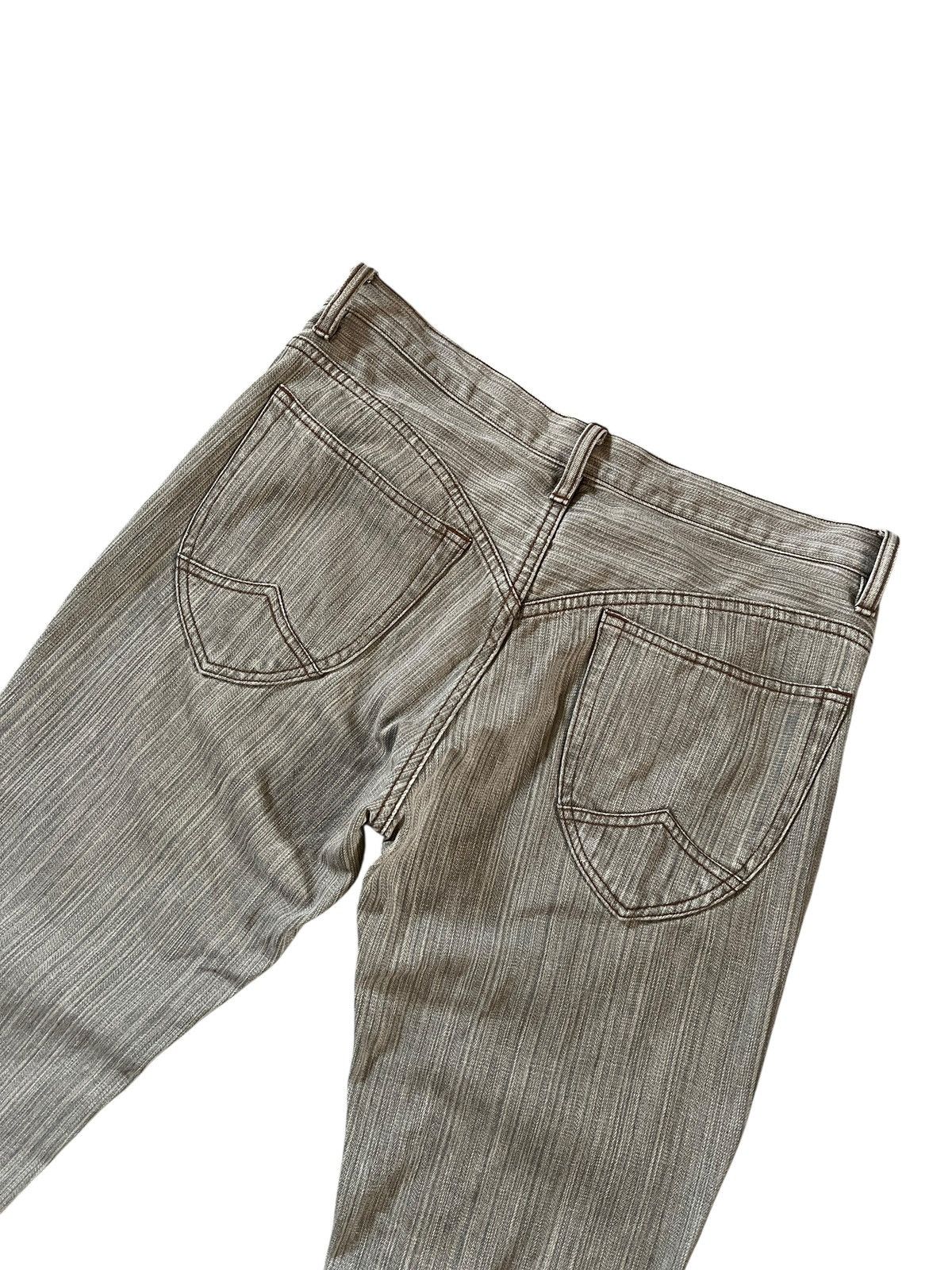 Nicole Club 2000s Nicole Club For Men Paneled Asymmetric Flare Jeans Size US 33 - 8 Thumbnail