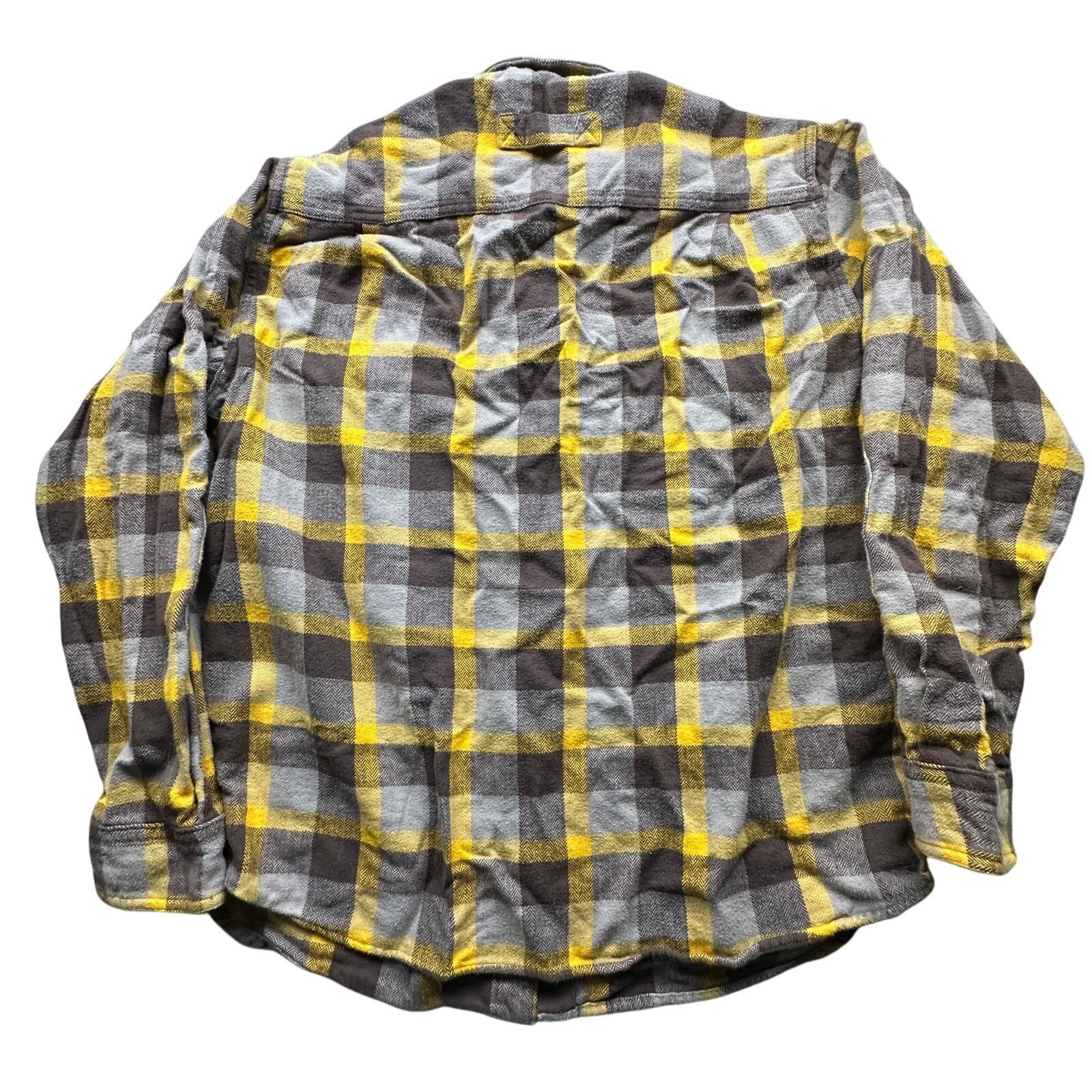 Woolrich Woolen Mills Woolrich Oxbow Bend Flannel Shirt Mens L Plaid Yellow Gray Size US L / EU 52-54 / 3 - 2 Thumbnail