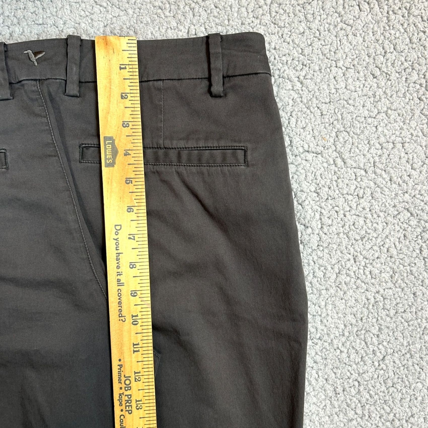 Vintage Birddogs Chino Pants Mens 32x32 Dark Gray Slim Straight Flat Front Outdoor Casual Jeans? Size US 32 / EU 48 - 6 Thumbnail