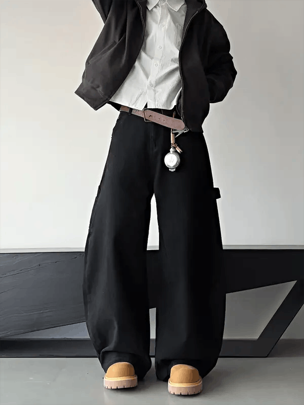 Japanese Brand Koyama x Asaka Baggy Wide Leg Pants, Loose Flare Pants Size US 30 / EU 46 - 3 Thumbnail