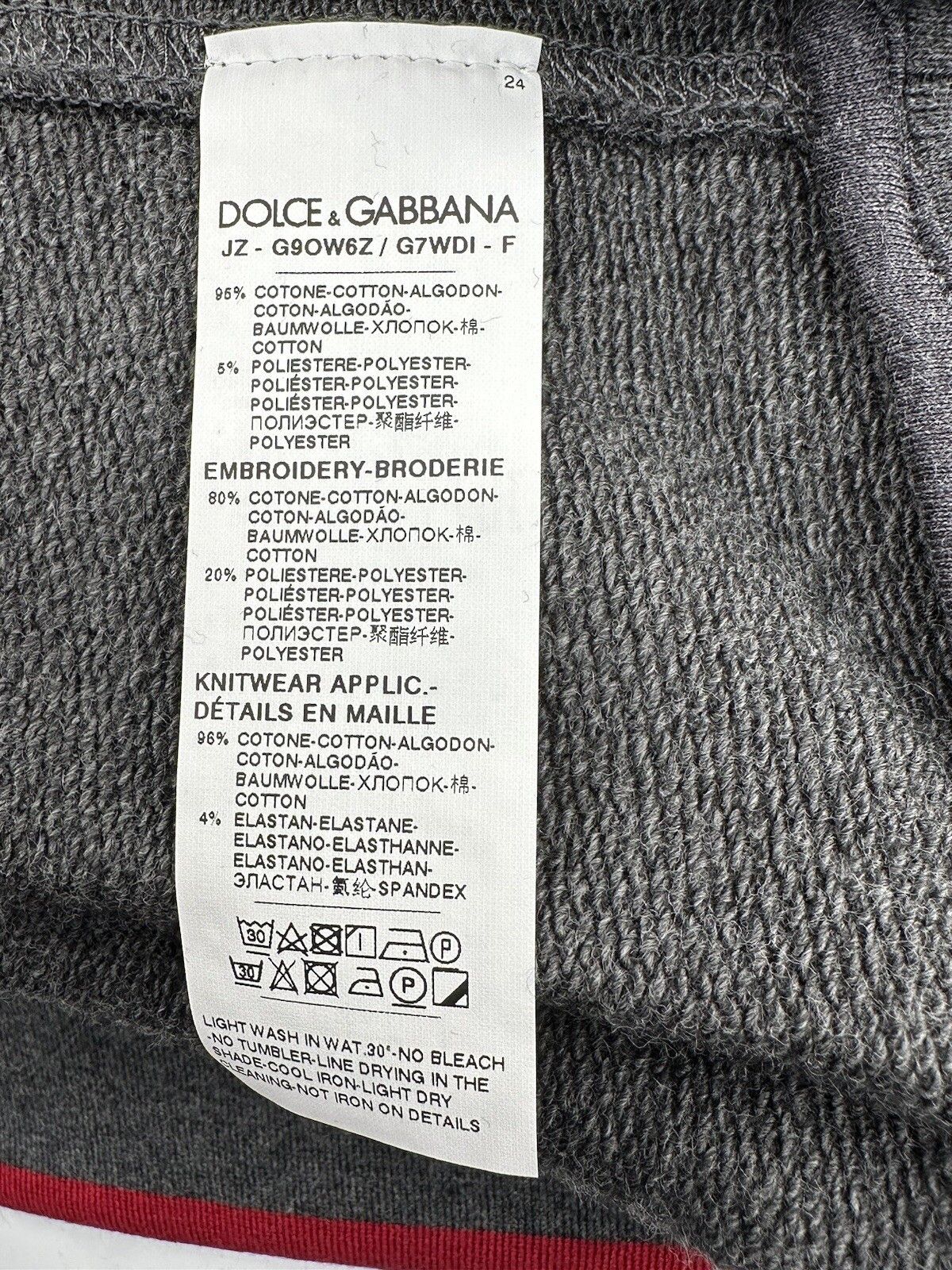 Dolce & Gabbana Size-XXL-54 Dolce&Gabbana Sweatshirt Men's Size US XL / EU 56 / 4 - 6 Thumbnail