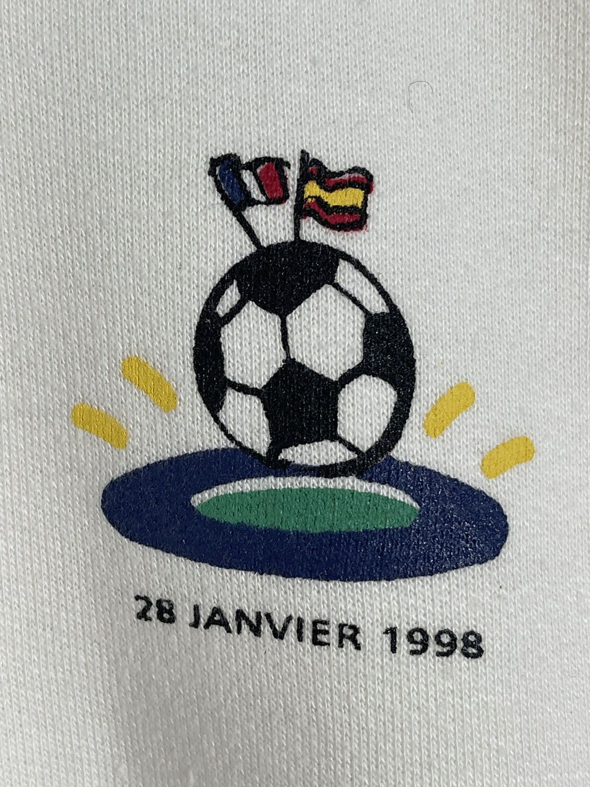 Vintage 1998s Vintage Zinedine Zidane France Nasional Football Team Size US L / EU 52-54 / 3 - 4 Thumbnail