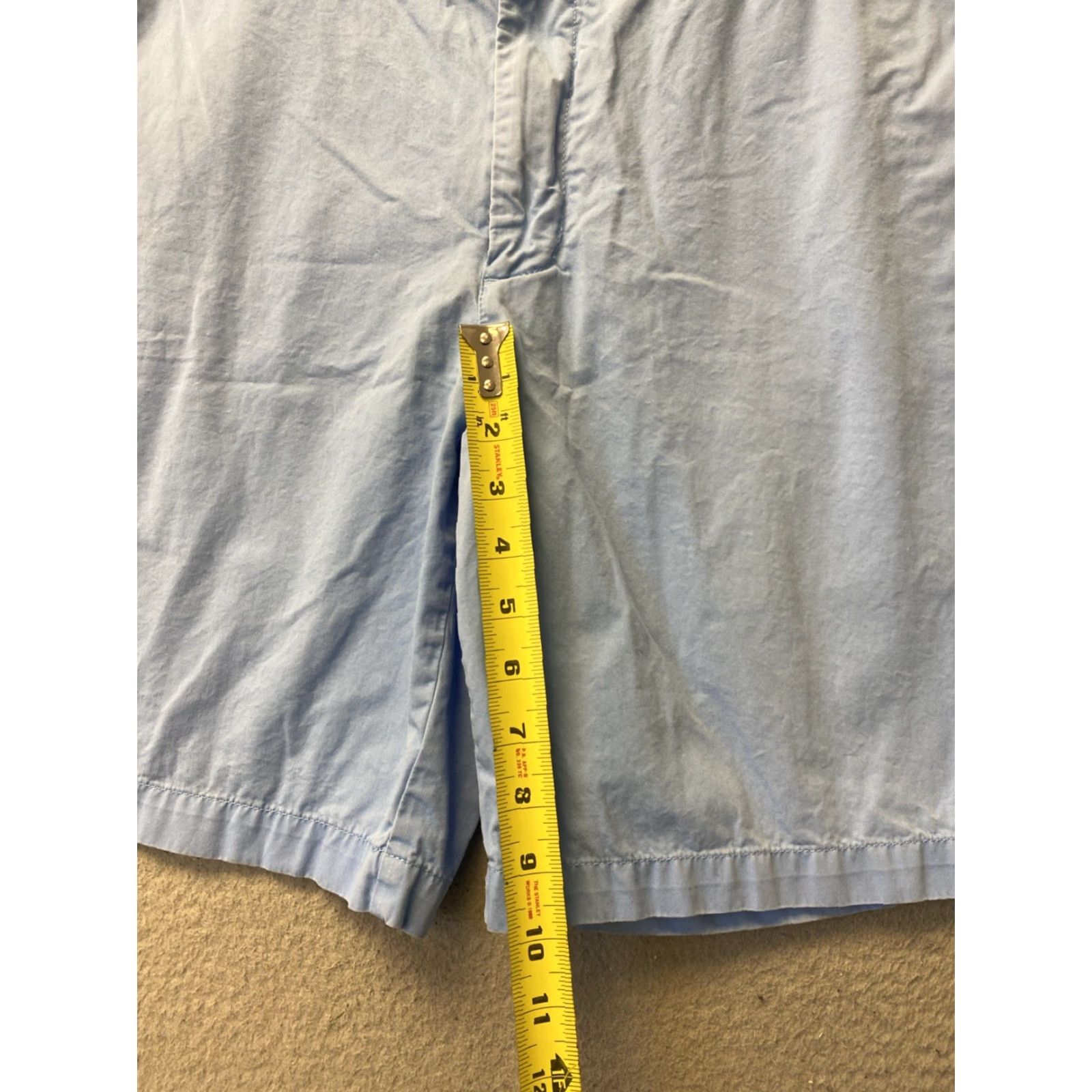 Vineyard Vines VINEYARD VINES On The Go Chino Shorts Mens 34 Blue Solid Golf Travel Size US 34 / EU 50 - 5 Thumbnail