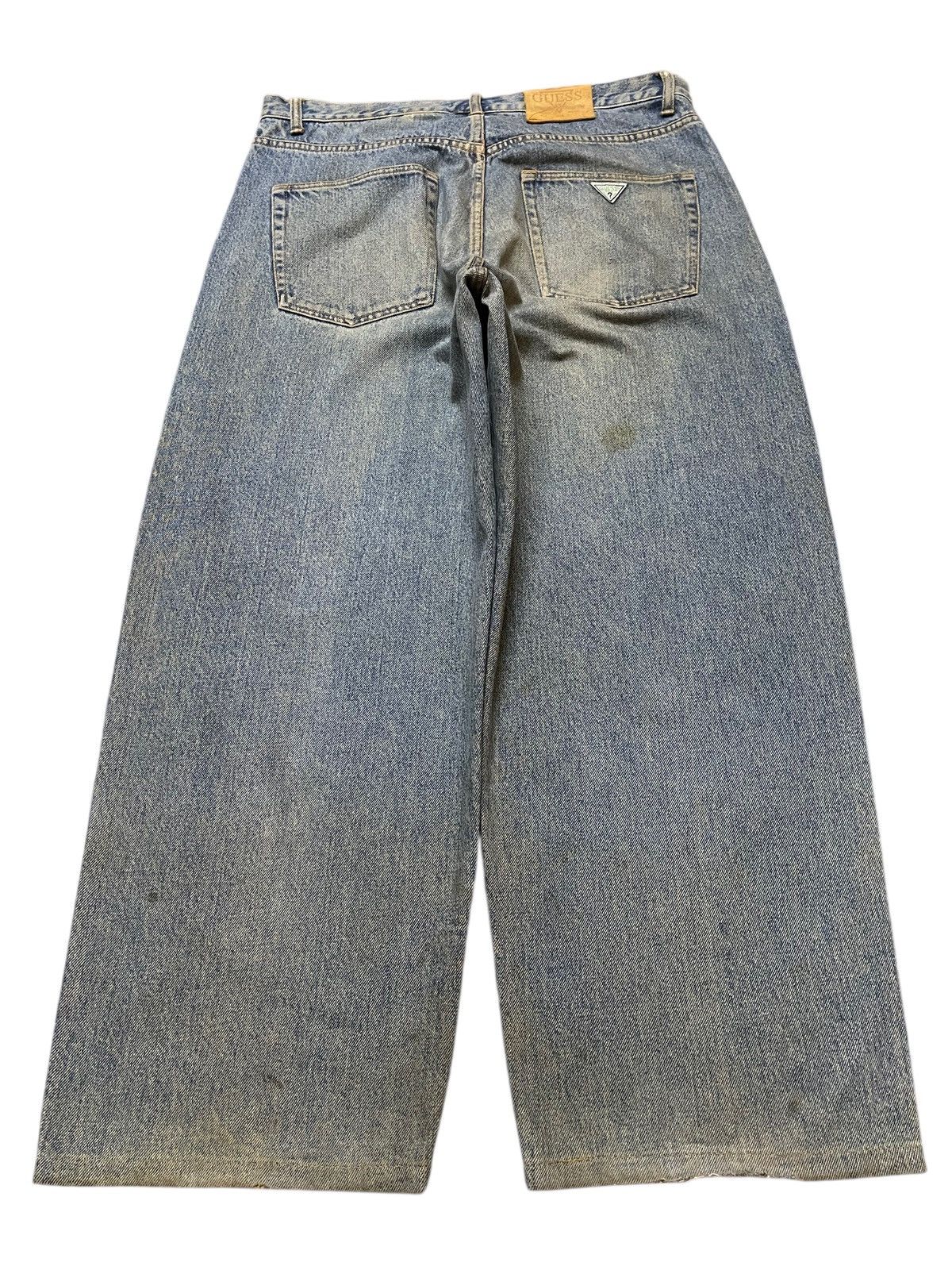 Guess Vintage Usa Guess By Georges Marciano Mud Wash Baggy Jeans Size US 36 / EU 52 - 2 Thumbnail