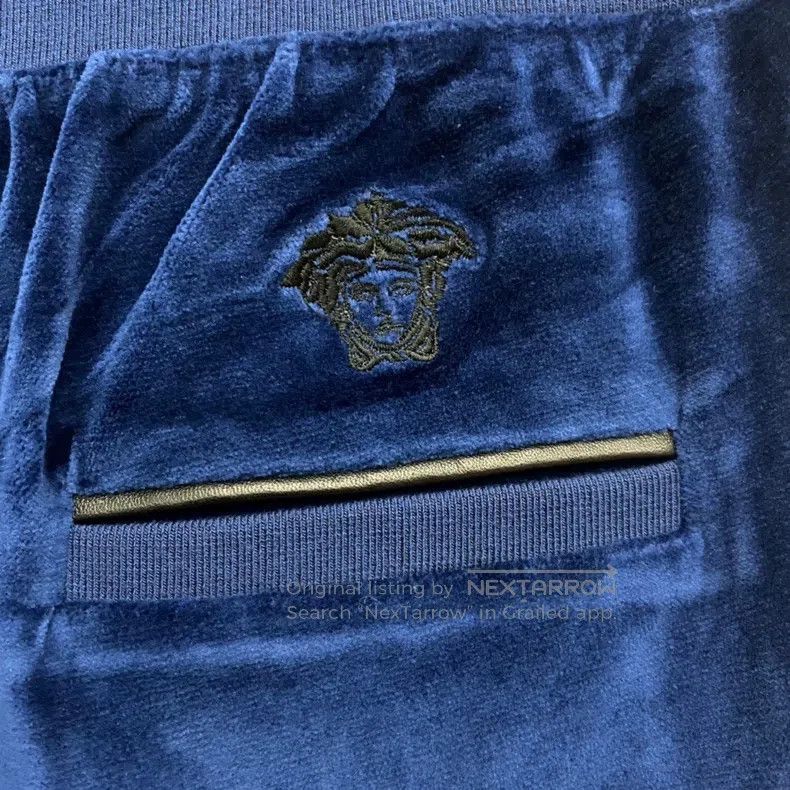 Versace Versace size S Velvet Sports Pants Size US 27 - 3 Thumbnail