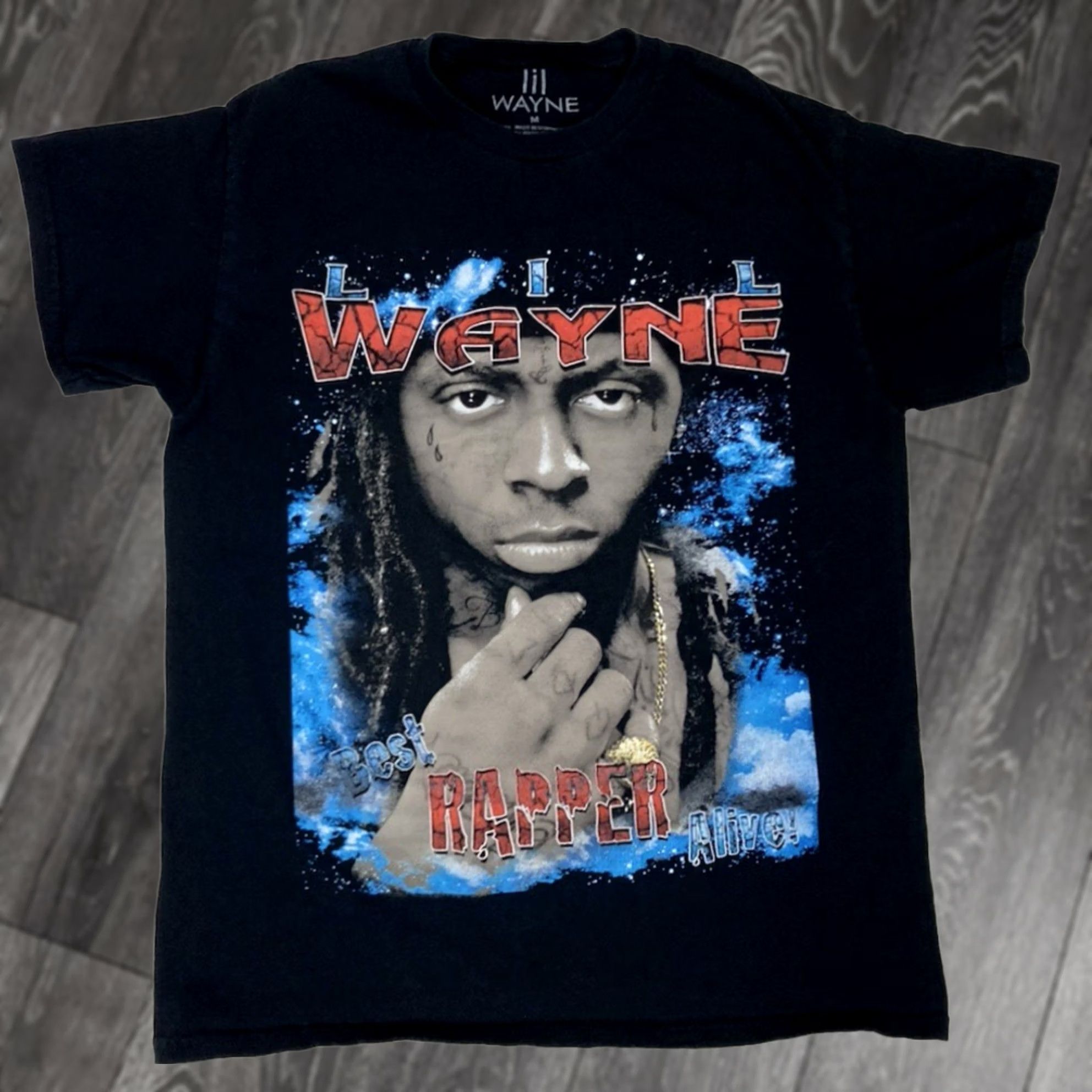 Vintage Lil Wayne Best Rapper Alive Graphic T-shirt Women Medium Black Rap Music Shirt Size M / US 6-8 / IT 42-44 - 1 Thumbnail