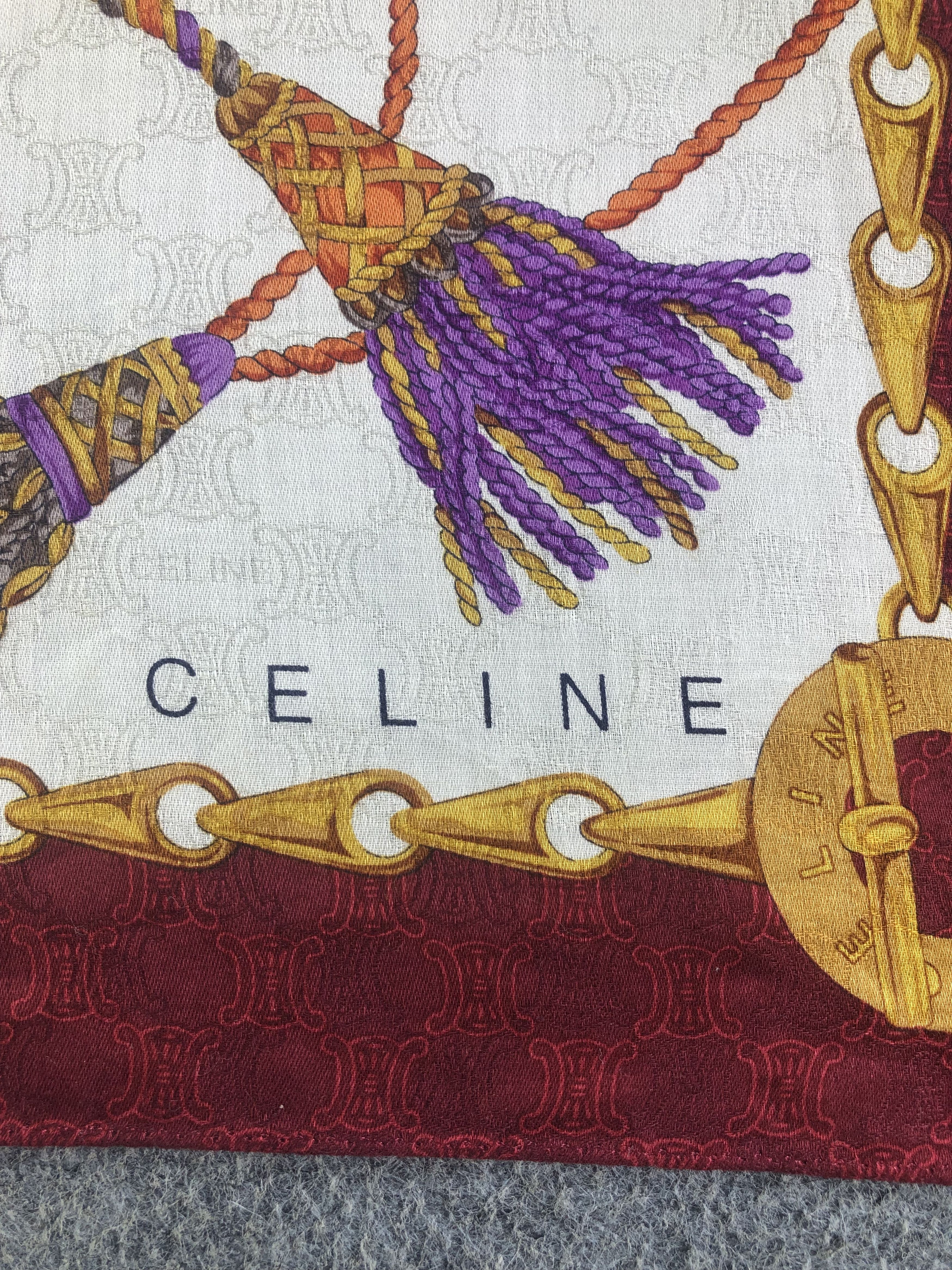 Celine Celine Handkerchief / Bandana / Neckerchief / Headscarf Size ONE SIZE - 5 Thumbnail