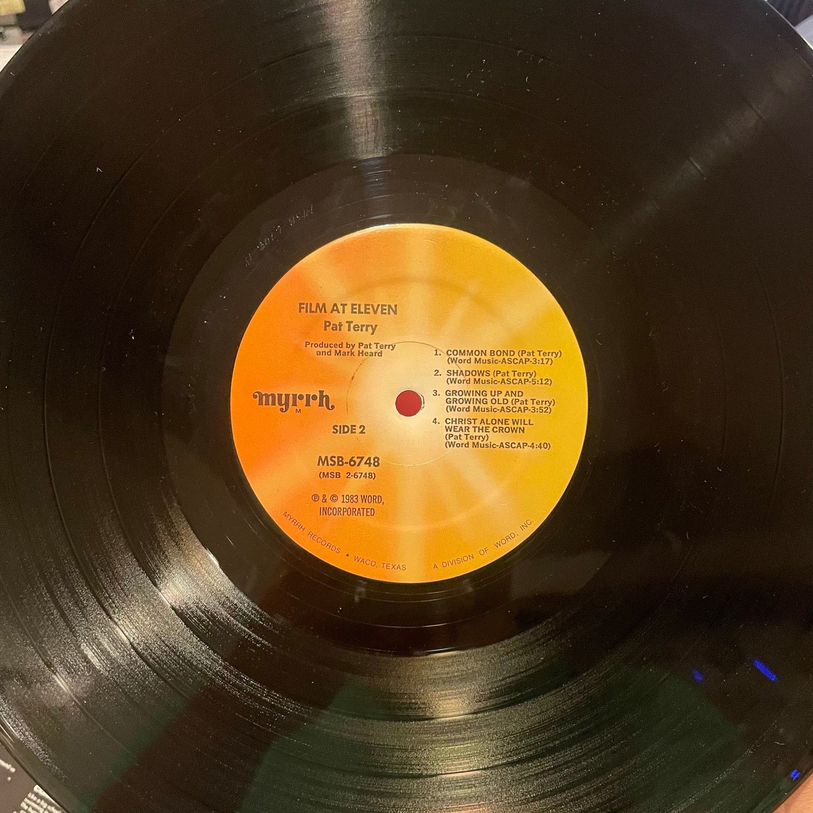 INTENTIONALLY BLANK Pat Terry - Film At Eleven LP vintage vinyl record religious Size ONE SIZE - 4 Thumbnail