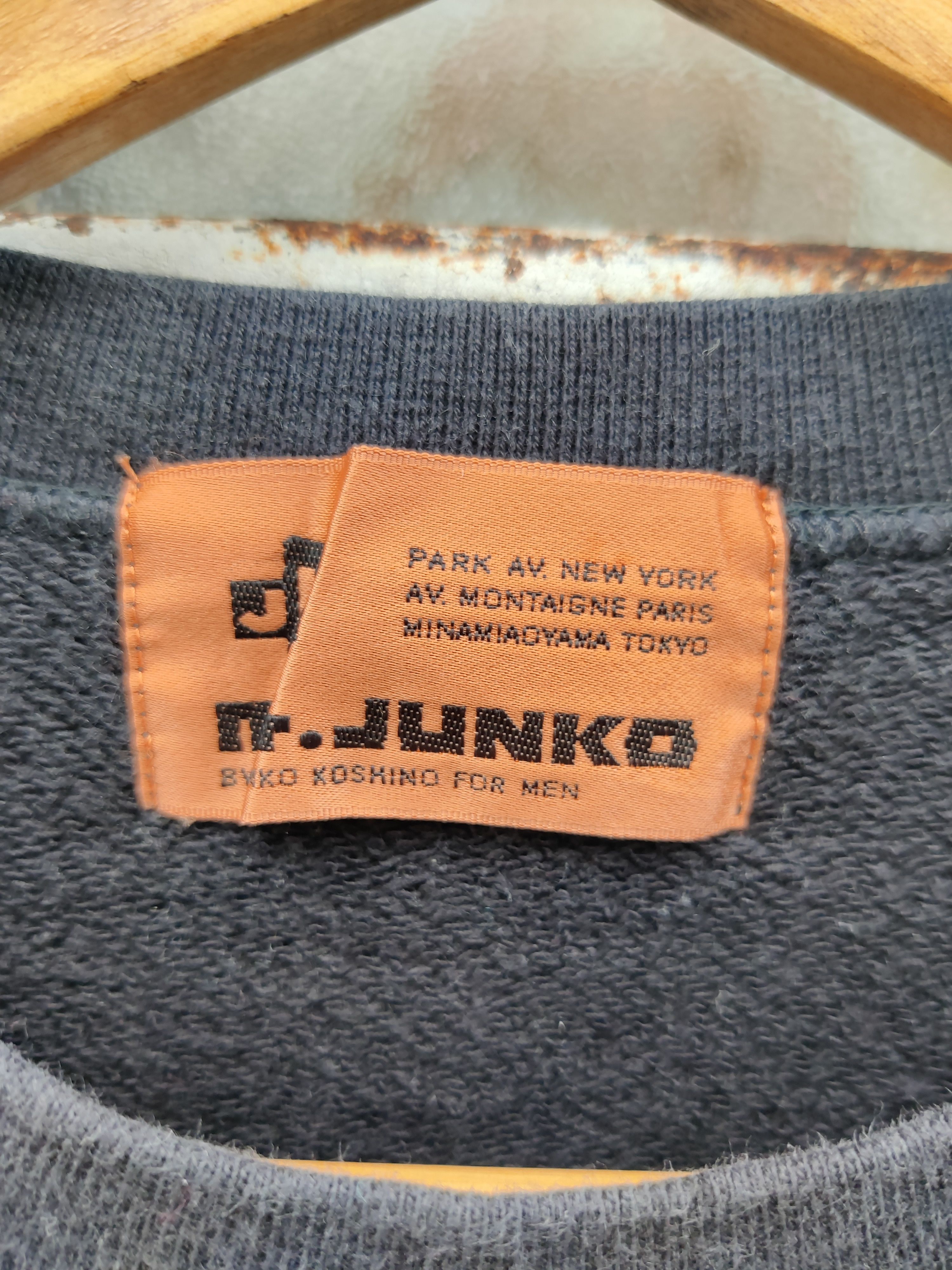 Japanese Brand Vintage Mr Junko Koshino Homme Japanese Designer Sweatshirt Size US L / EU 52-54 / 3 - 3 Thumbnail