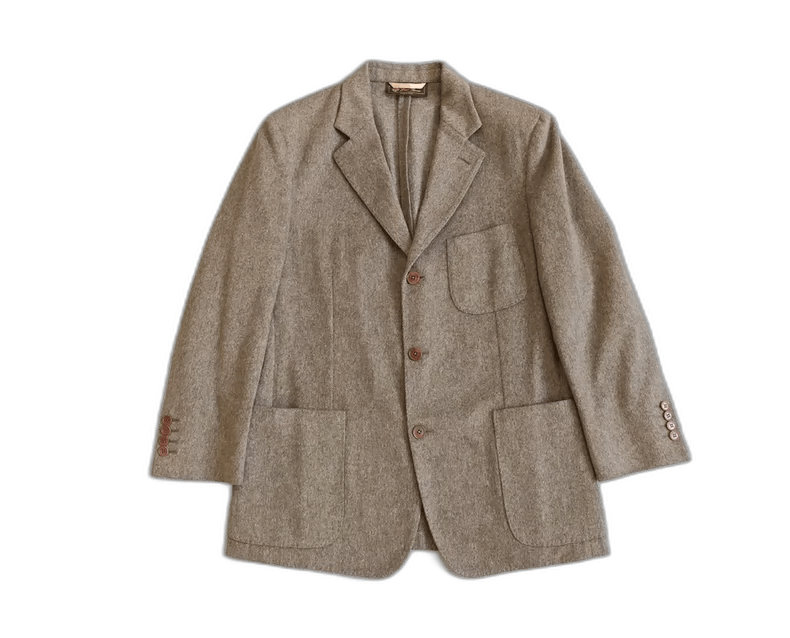 Ermenegildo Zegna Loro Piana Oatmeal Cashmere Blazer Jacket Size US M / EU 48-50 / 2 - 1 Thumbnail