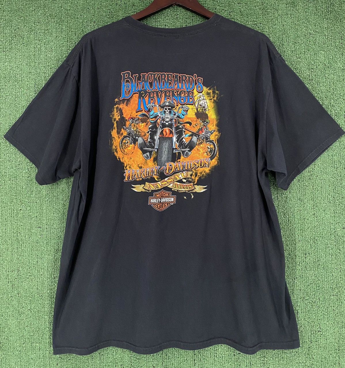 Harley Davidson VTG Y2K Harley Davidson Bahamas Pirates T-Shirt Men’s SZ 2XL Size US XXL / EU 58 / 5 - 4 Thumbnail