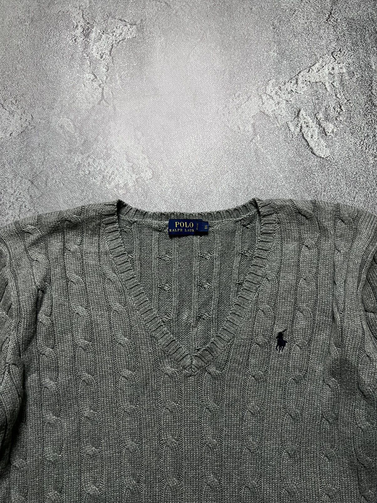 Polo Ralph Lauren Vintage Ralph Lauren Cable Knitted Sweater Old Money Women L Size L / US 10 / IT 46 - 2 Thumbnail