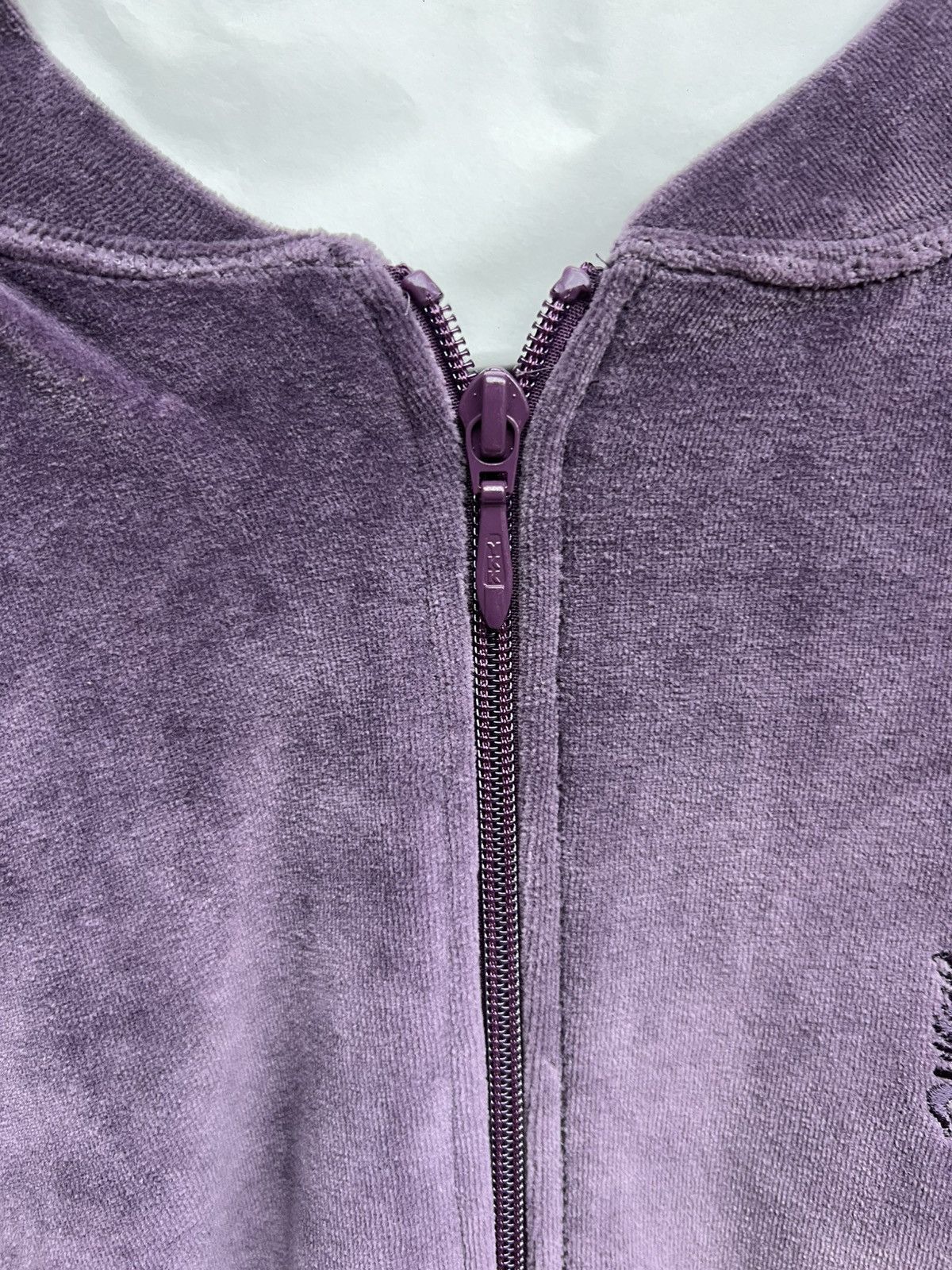 Needles Neddles Purple Zipper Track Sweatshirt Size US XL / EU 56 / 4 - 9 Thumbnail