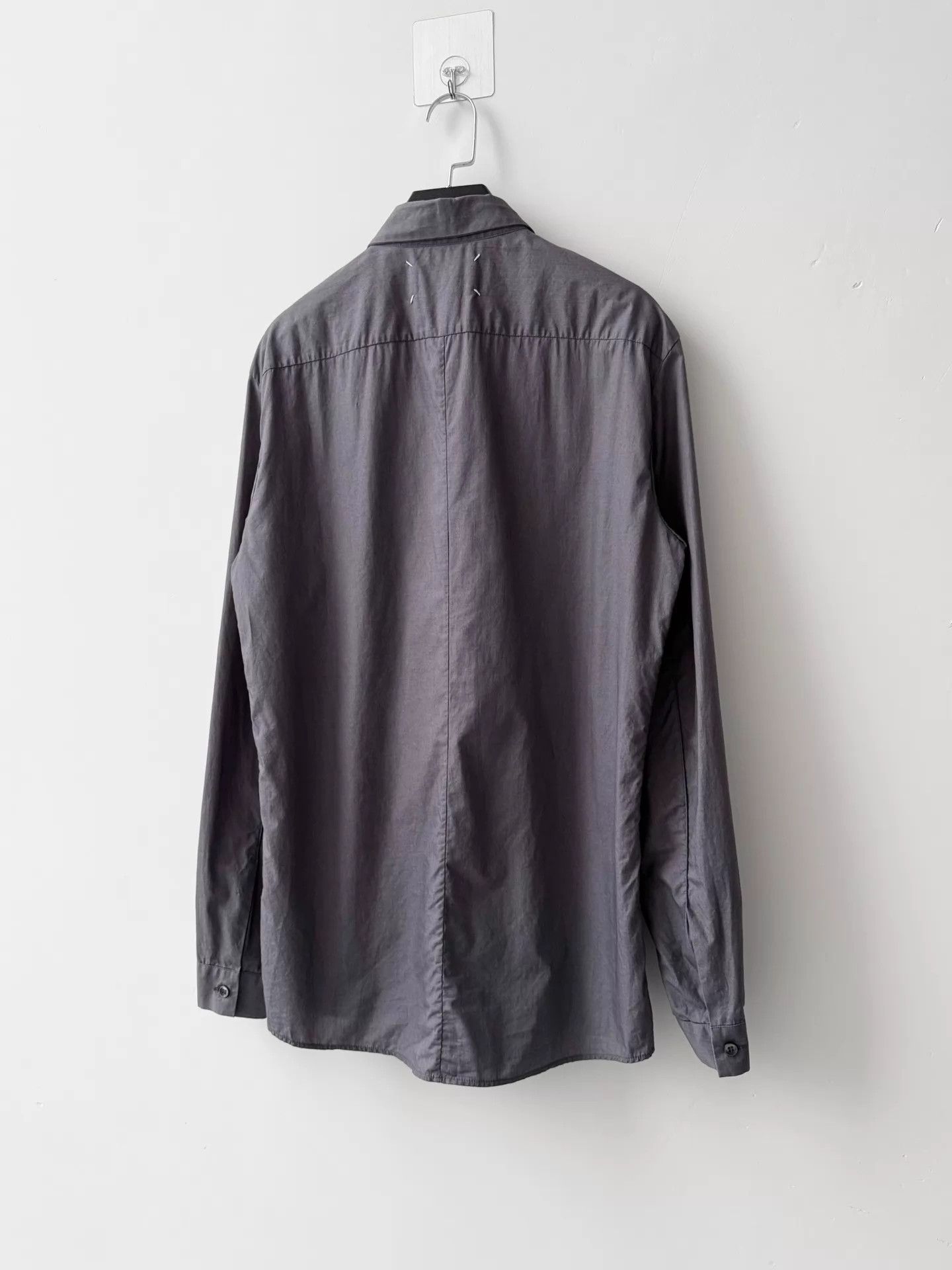 Other MMM F/W11 Dark Purple Cut Pleated Shirt 46 Distressed Size US S / EU 44-46 / 1 - 3 Thumbnail