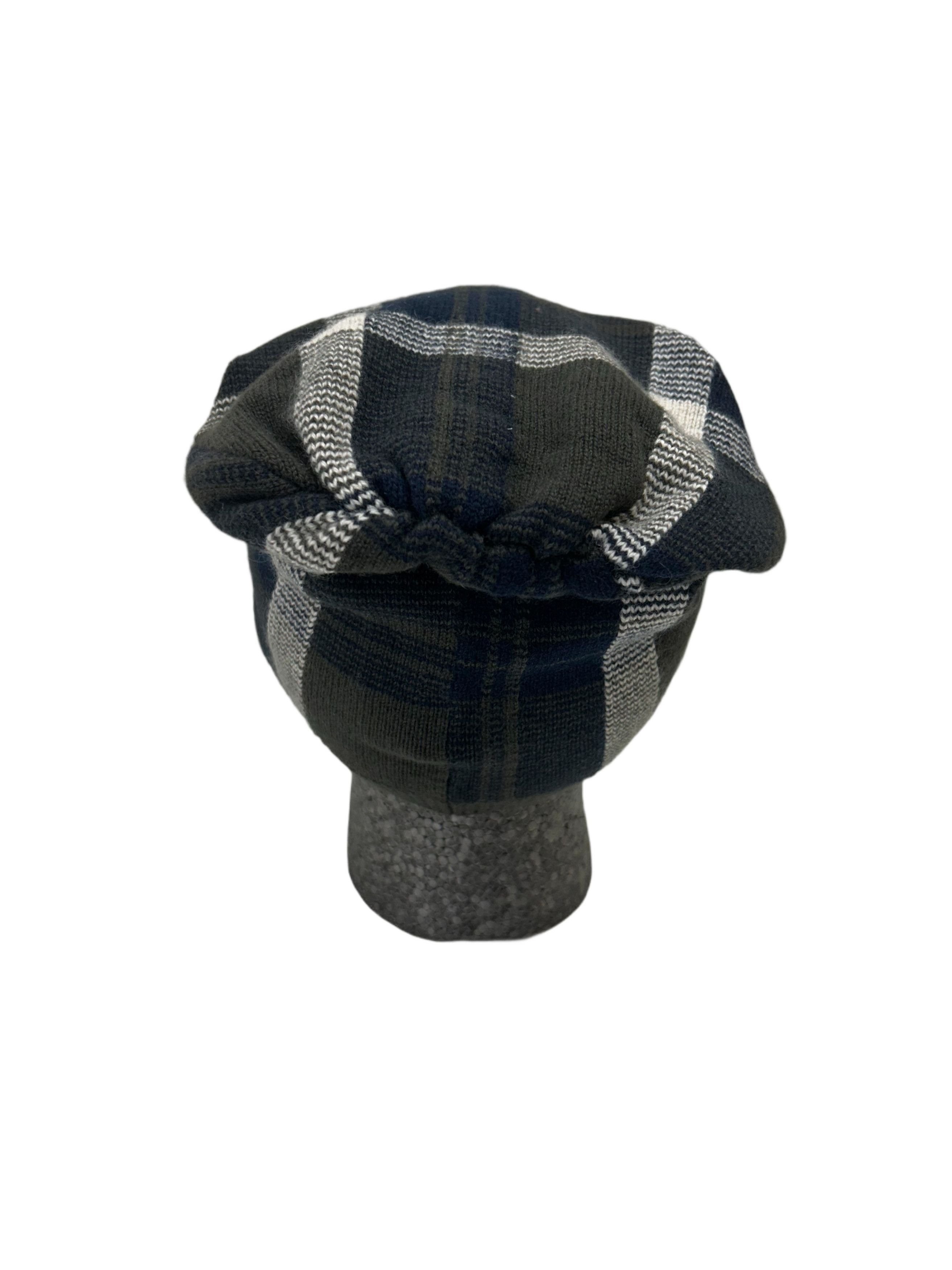 Cruciani Crucani Multi Coloured Plaid Cashmere Beanie Size ONE SIZE - 4 Thumbnail