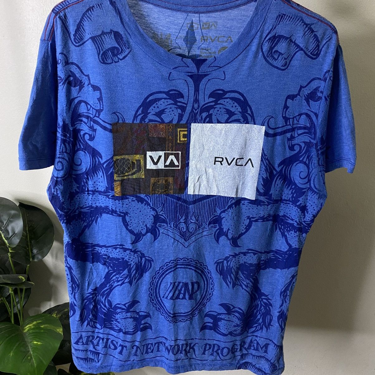 RVCA RVCA Skateboard AOP Affliction Design Skater Tee Size US M / EU 48-50 / 2 - 2 Thumbnail