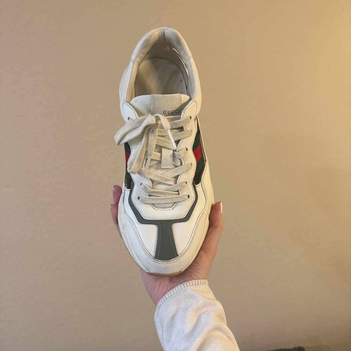 Gucci Gucci Rhyton Cutout Sneakers Size US 7.5 / EU 40-41 - 2 Thumbnail