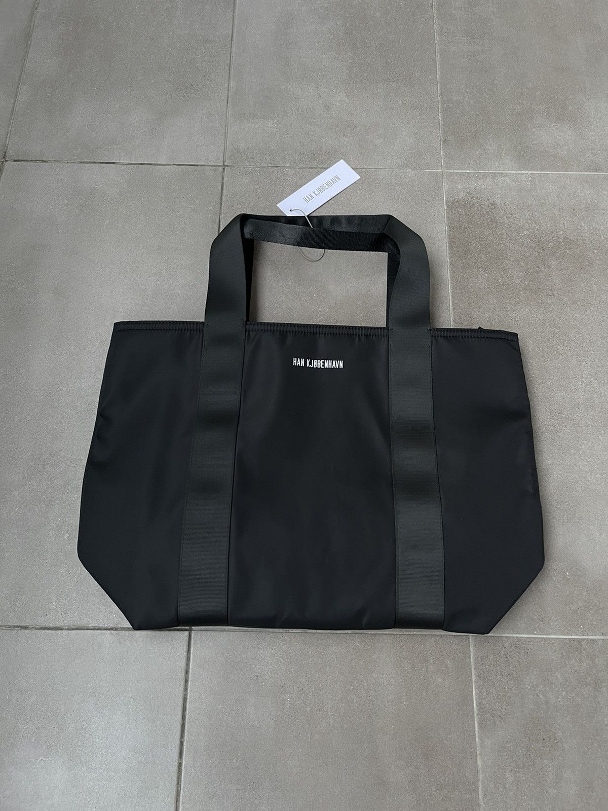 Han Kjobenhavn !DS! SS23 Han Kjobenhavn Small Logo Nylon Black Shooper Bag Size ONE SIZE - 5 Thumbnail