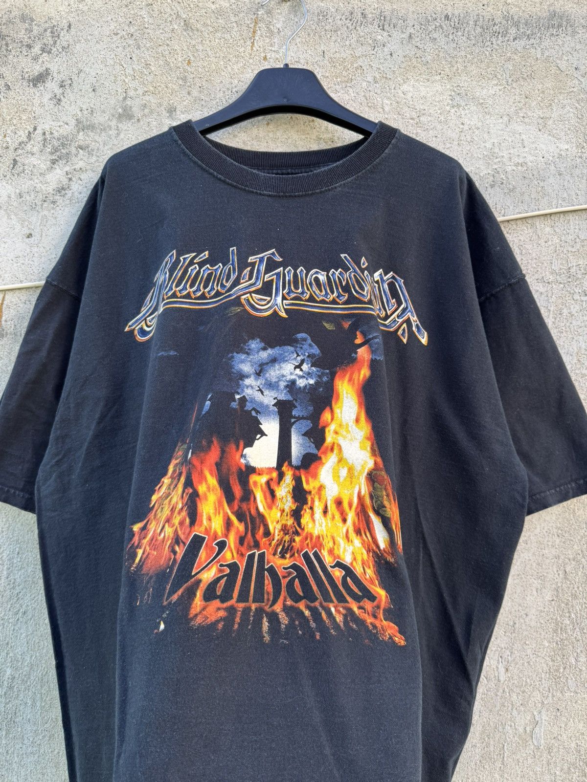 Band Tees Blind Guardian Valhalla Album Metal Band Tee Vintage Washed Size US XXL / EU 58 / 5 - 5 Thumbnail