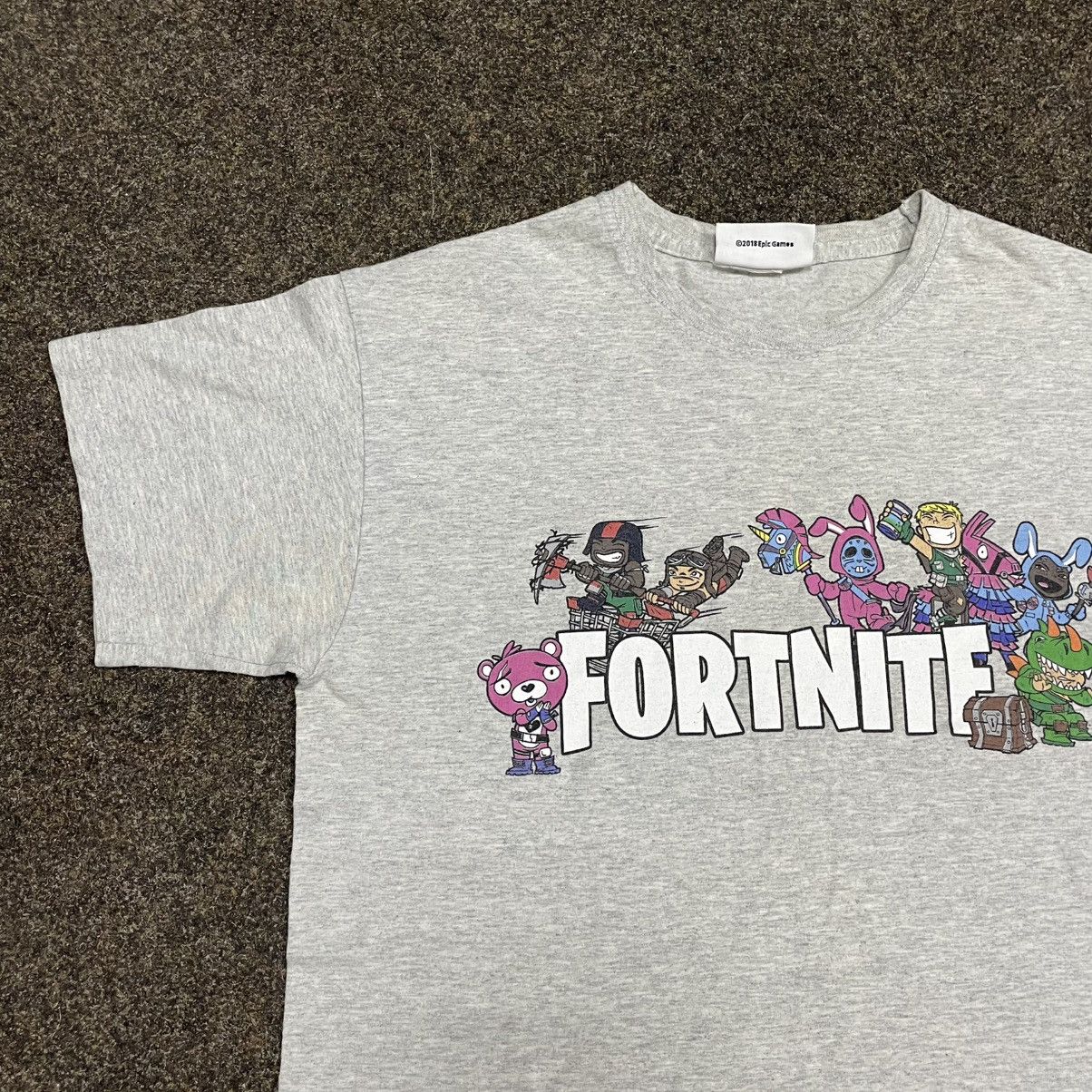 Vintage Y2K Fortnite Graphic Tee Video Game Streetwear Bleached S Size US S / EU 44-46 / 1 - 3 Thumbnail