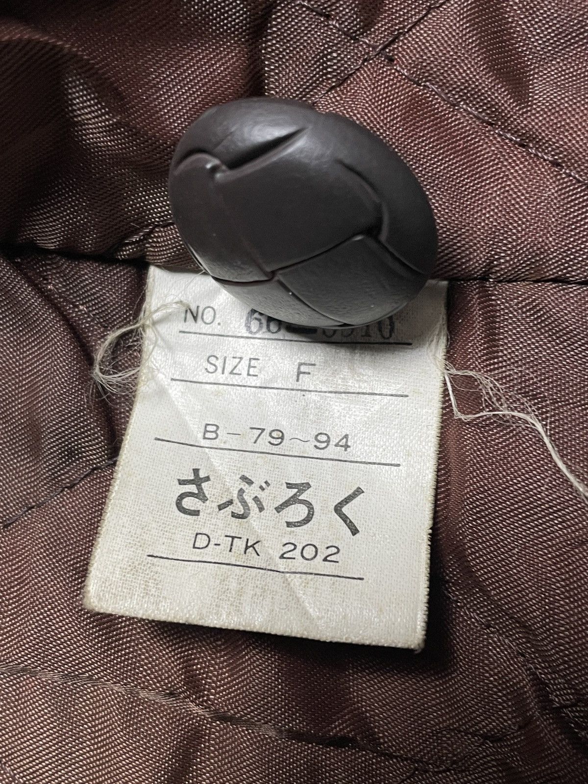 Japanese Brand 1950’s Saburoku Projects - Double Breasted Cow Leather Coat Size US L / EU 52-54 / 3 - 9 Thumbnail