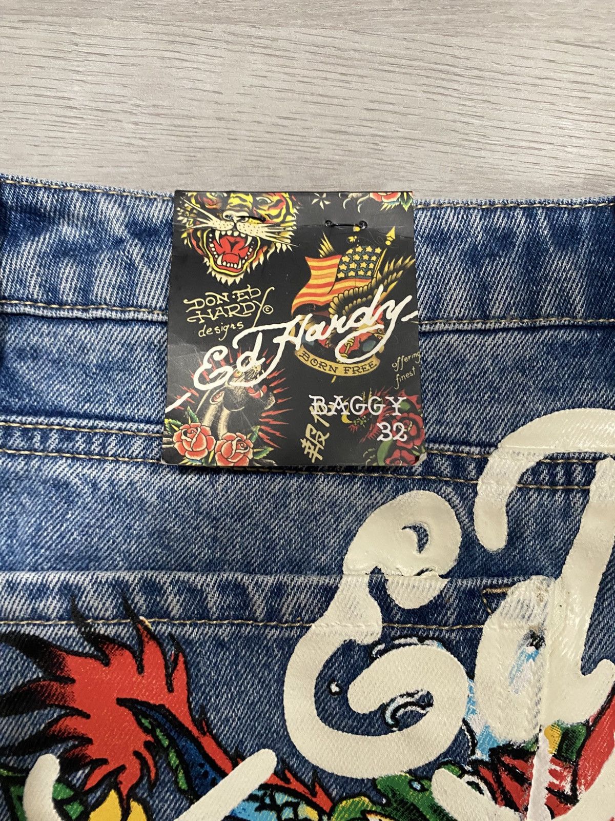 Ed Hardy Ed Hardy Womens Jeans Size 32" / US 10 / IT 46 - 6 Thumbnail
