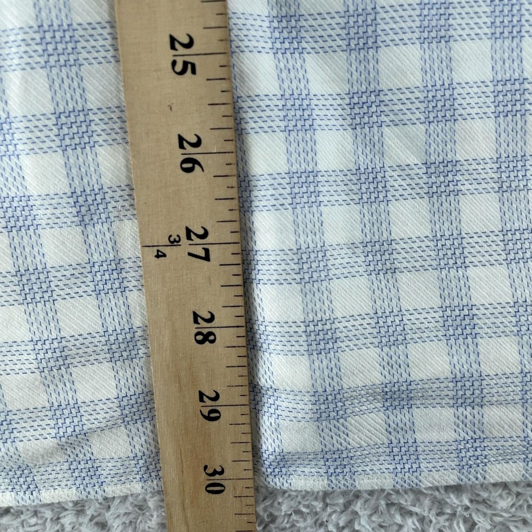 Vintage MICHAEL Michael Kors Shirt Mens XL Blue White Short Sleeve Button Gingham Plaid Size US XL / EU 56 / 4 - 6 Thumbnail