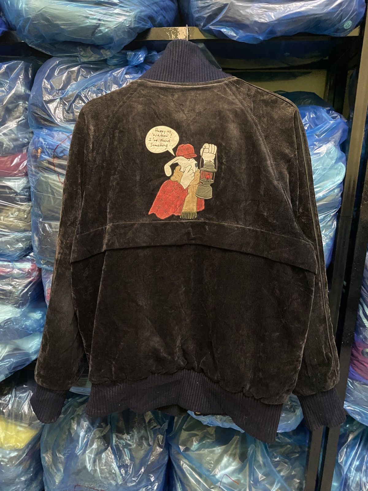 Jean Charles De Castelbajac VINTAGE CASTLEBAJAC CORDUROY BOMBER JACKET Size US L / EU 52-54 / 3 - 9 Thumbnail