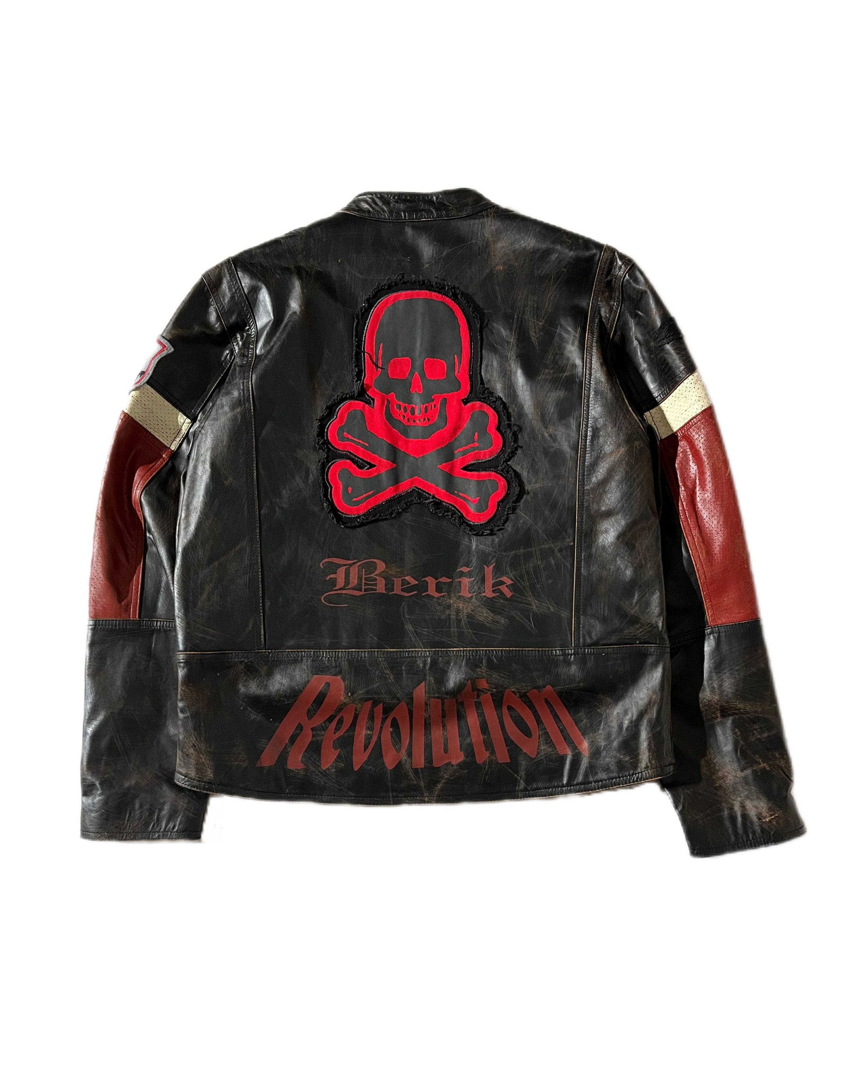 Other Berik Biker Leather Jacket Size US XL / EU 56 / 4 - 2 Thumbnail