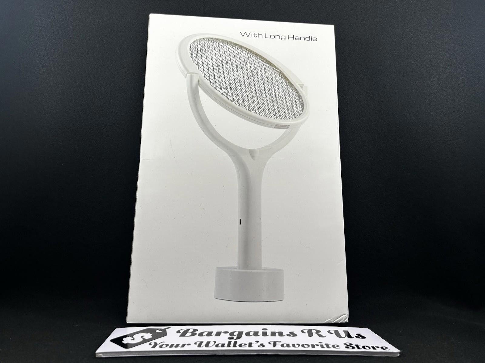 Other Electric Fly Mosquito Swatter Long Handle White Patented Rot Size ONE SIZE - 1 Thumbnail