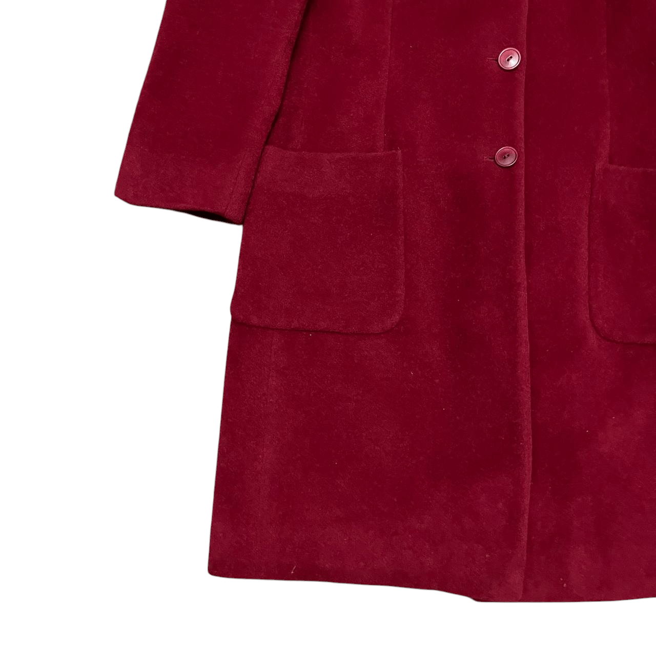 Max Mara Max Mara Virgin Wool and Angora Rabbit Long Coat Size M / US 6-8 / IT 42-44 - 3 Thumbnail