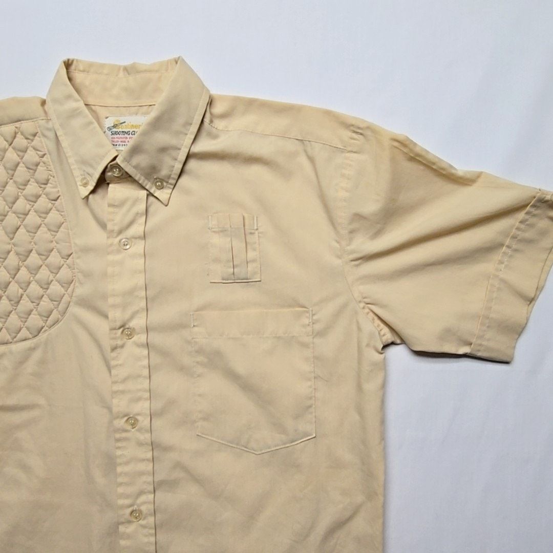 Vintage Vintage Continental Shooting Shoulder Beige M Button Down Size US M / EU 48-50 / 2 - 4 Thumbnail