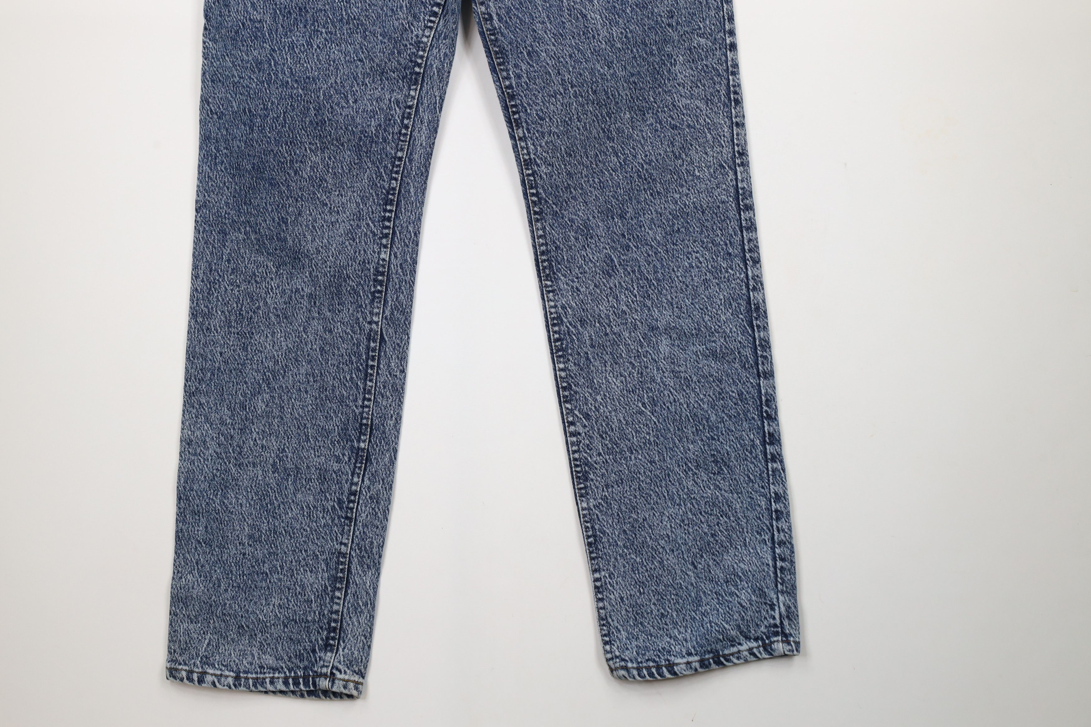 Lee × Vintage Vintage 90s Lee Acid Wash Straight Leg Denim Jeans Blue USA Size US 36 / EU 52 - 4 Thumbnail