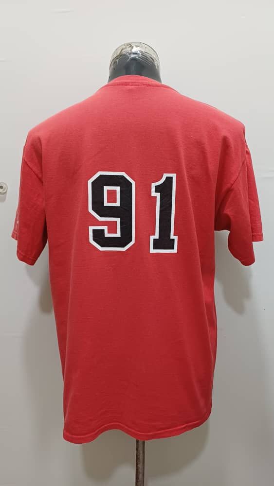 Champion VINTAGE 90'S BULLS X DENNIS RODMAN SHIRT Size US XL / EU 56 / 4 - 2 Thumbnail
