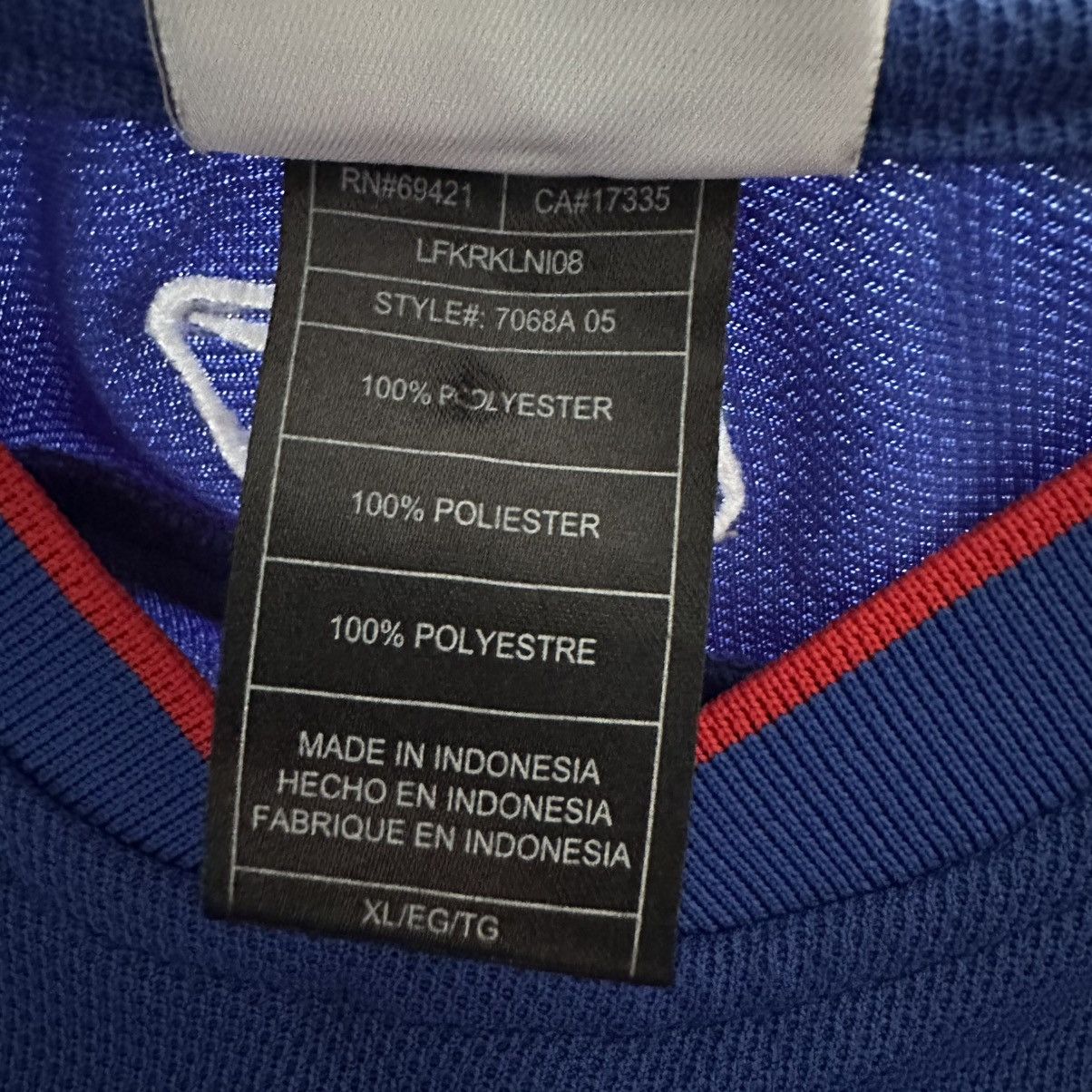 Reebok VTG Reebok Detroit Pistons NBA Shooting Shirt Mens XL LS Size US XL / EU 56 / 4 - 7 Thumbnail