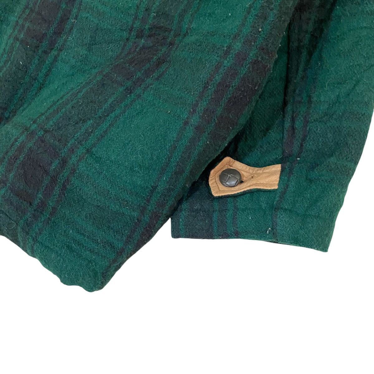 Vintage VINTAGE MACHOPE WOOL TARTAN LEATHER PART JACKET Size US M / EU 48-50 / 2 - 8 Thumbnail