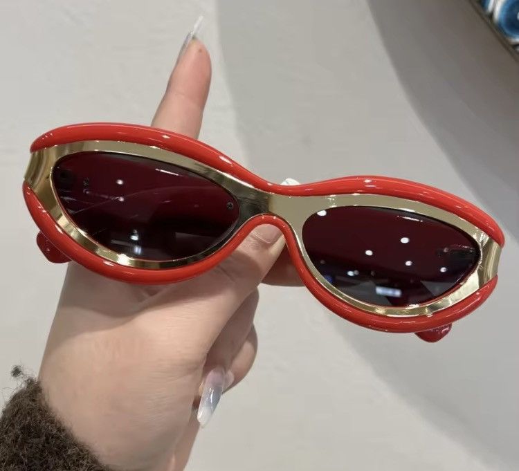 Electric Visual Red Cat Eye Sunglasses Size ONE SIZE - 3 Thumbnail