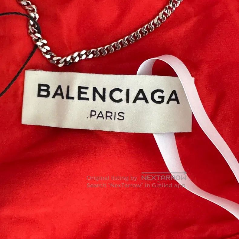Balenciaga Balenciaga Red Mailbox Letter Logo Windbreaker Jacket Size XS / US 0-2 / IT 36-38 - 2 Thumbnail