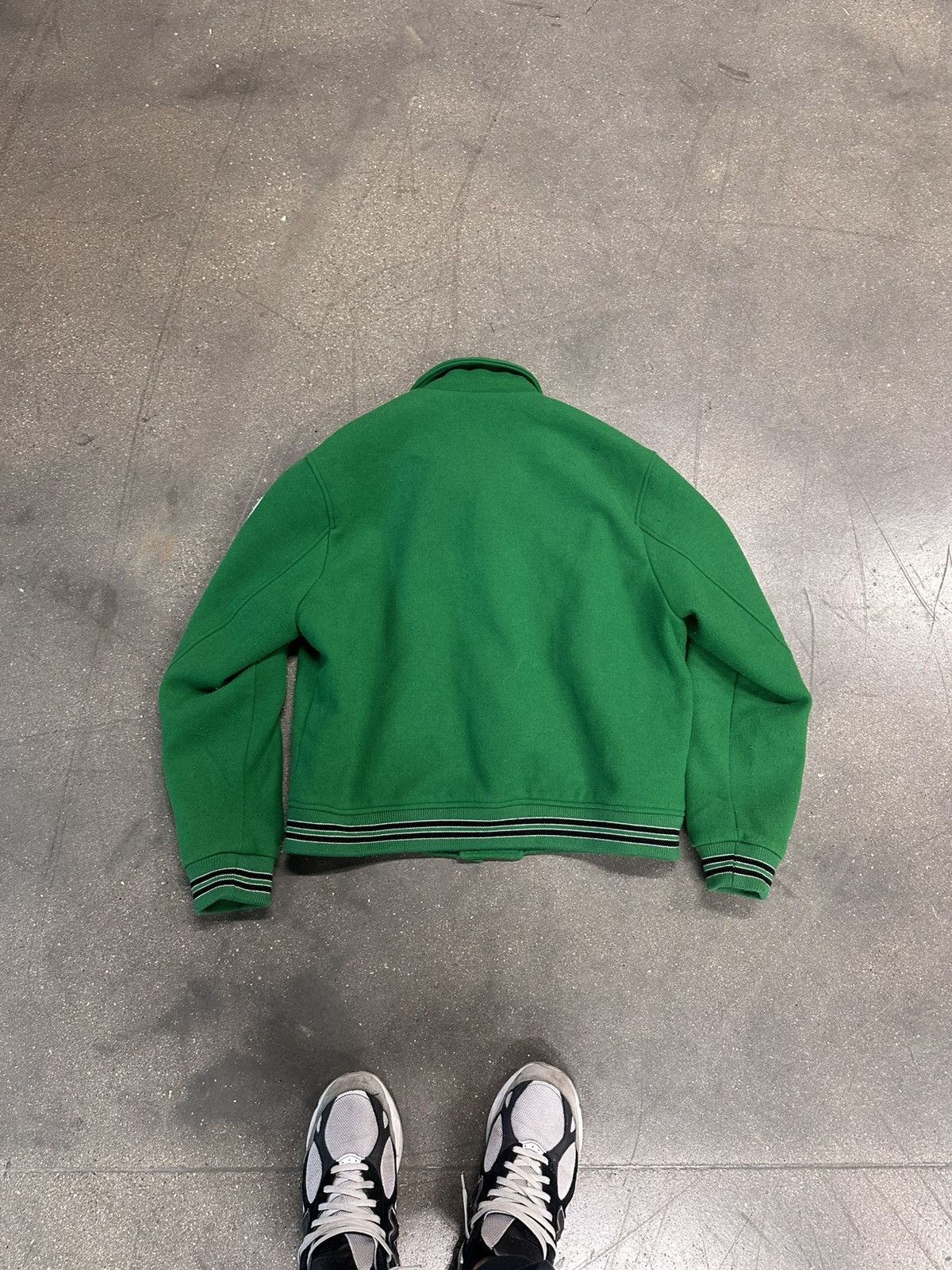 Amiri Amiri bones varsity jacket green Size US M / EU 48-50 / 2 - 2 Thumbnail