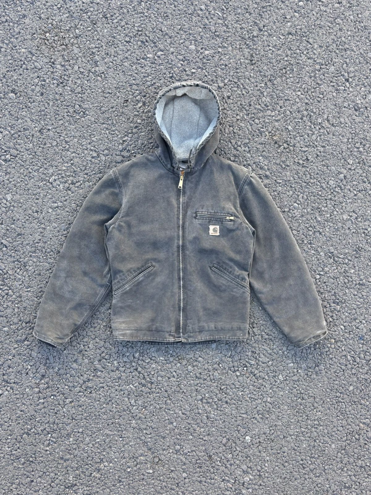 Carhartt J141 BLK Hooded Detroit Jacket