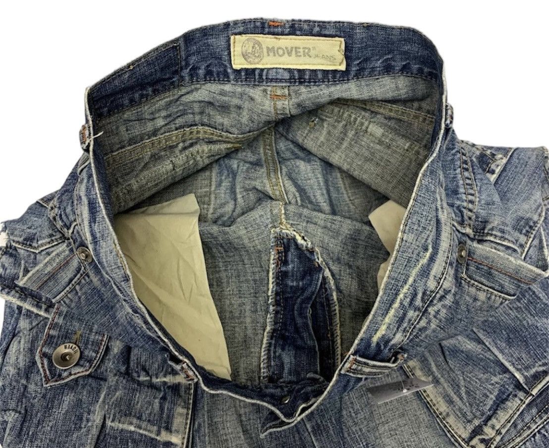 Le Grande Bleu (L.G.B.) Mover USA 3D cargo faded jeans Size US 32 / EU 48 - 4 Thumbnail